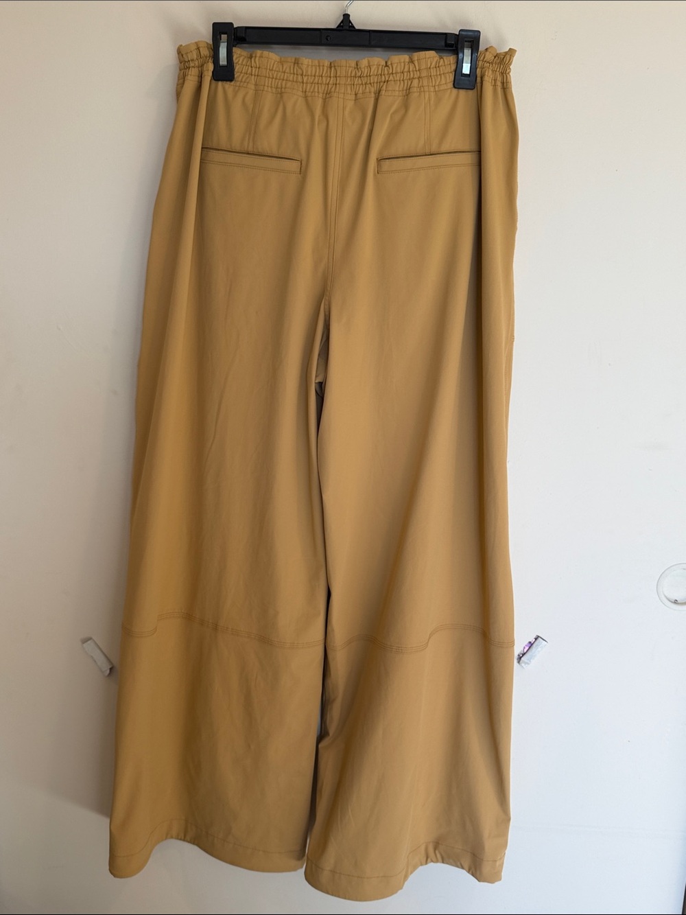 Anthropologie High-Rise Wide-Leg Pants in Mustard Yellow - Picture 9 of 9